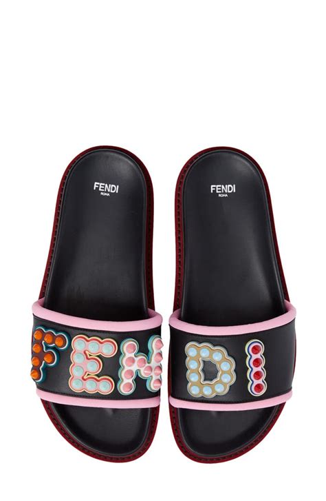 fendi slides womens sale